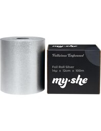 My-She Foilicious Embossed folie de coafor pentru meșe de păr 14microni x 12cm x 100m