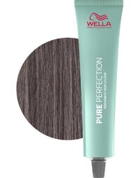 Wella Professionals Pure Perfection Natural vopsea permanentă de păr fără amoniac 4/0 60ml
