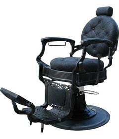 Sibel MALONE scaun frizerie negru