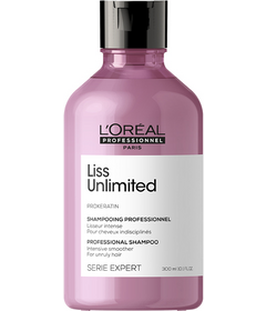 Șampon de netezire L'Oréal Professionnel Liss Unlimited pentru păr creț 300 ml