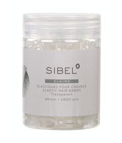 Sibel 500ks 20mm transparent gumičky