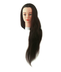 Cap de exersare JENNY, păr natural 100%