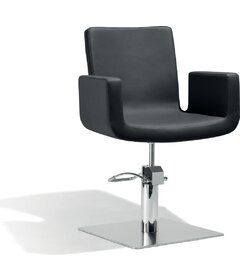 Scaun ATTRACTIO cu bază pătrată, negru