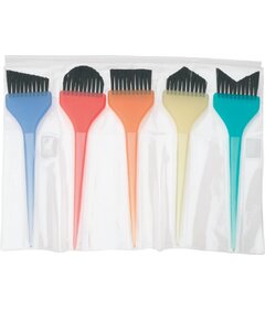 Set 5 buc. perii de vopsit păr, forme diverse
