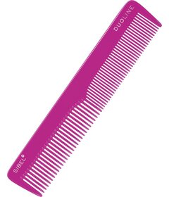 Sibel pieptene DUOLINE roz 19cm