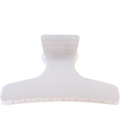 Sibel 12 buc. clame de păr 8cm, albe