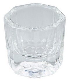 Bol pentru vopsea de sprâncene din sticlă, înaltă