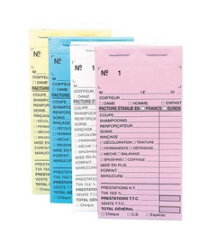 10 buc. carduri clienți albe, numerotate