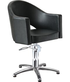 Sibel Magnus kadernícka stolička čierna, krížová podstava