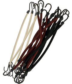 12 buc. elastice cu cârlig, diverse culori