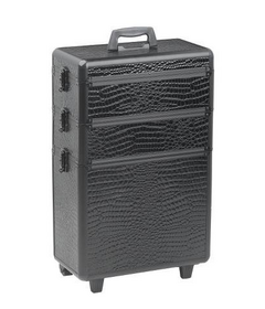 Sibel MODULAR Alu kufrík s kolieskami 43x22x65cm, čierny