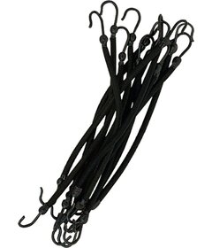 12 buc. elastice cu cârlig, negre