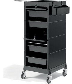 Sibel DISCRETE uzamykací manipulačný vozík, čierny