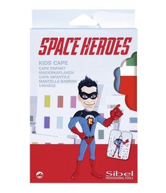 Sibel SPACE HEROES pelerină de tuns copii 95x120cm