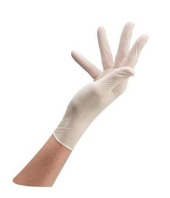 Sibel 100ks latexové rukavice M, stredne veľké