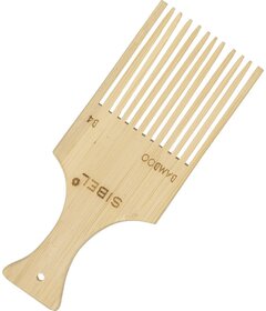 Sibel BAMBOO Pieptene 100% bambus 17,8cm