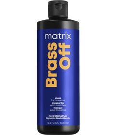 Matrix Brass Off mască nuanțatoare albastră pentru neutralizare tonuri arămii 500ml