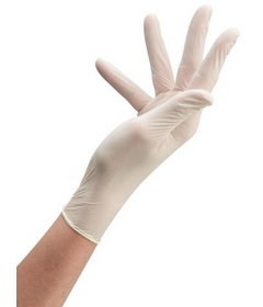 Sibel 100ks latexové rukavice S, malé