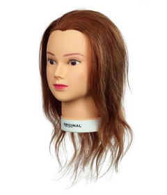 Sibel tréningová hlava Isaline Blond 100% ľudské vlasy