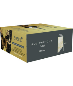 Sibel 300ks 27x12cm 14mikro predstrihaná fólia, zlatá