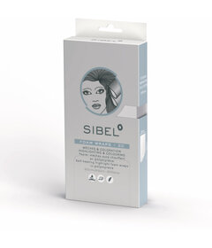 Sibel HIGH-LIGHT 200 buc. hârtie de șuvițe 9,5x20cm, argintiu