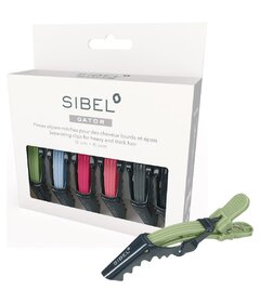 Sibel Gator 6ks klipy do vlasov 9cm, rôzne farby