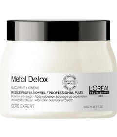 L'Oréal Professionnel Metal Detox Mască nutritivă profundă pentru păr vopsit și deteriorat 500 ml