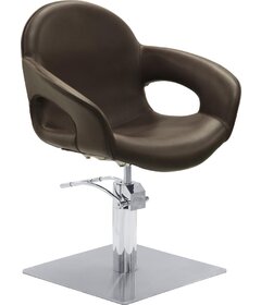 Sibel CAPRICIOUS kadernícka stolička hnedá, štvorcová podstava