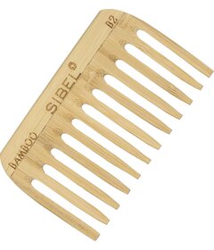 Sibel BAMBOO Pieptene 100% bambus 10,2cm
