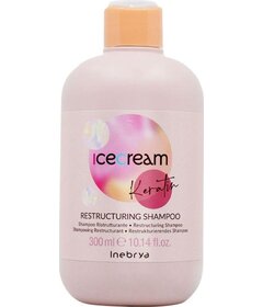Inebrya Ice Cream Keratin șampon reconstructiv pentru păr deteriorat 300ml