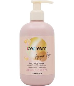 Inebrya Ice Cream Argan Age Pro-Age mască cu argan pentru strălucirea părului 300ml