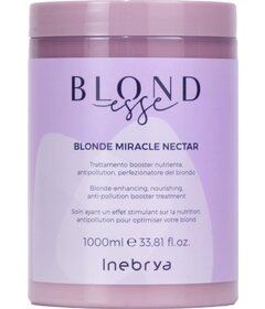 Inebrya Blondesse Blond Miracle Nectar îngrijire iluminatoare pentru păr blond 1000ml