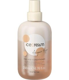 Inebrya Ice Cream Argan Age Pro-Age balsam cu argan fără clătire pentru strălucirea părului 200ml