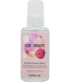 Inebrya Ice Cream Keratin ser reconstructiv pentru păr deteriorat 100ml