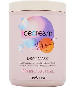 Inebrya Ice Cream Dry-T mască hidratantă pentru păr uscat 1000ml