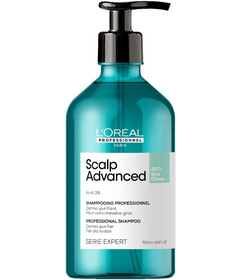 Șampon L'Oréal Professionnel Scalp Advanced Anti-Sebum pentru păr gras 500 ml