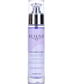 Inebrya Blondesse Blond Miracle Drops ulei nutritiv pentru păr blond 50ml