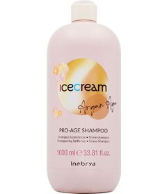 Inebrya Ice Cream Argan Age Pro-Age șampon cu argan pentru strălucirea părului 1000ml