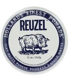 Reuzel Clay Matte Pomade pomadă de păr 340g