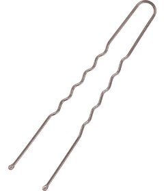 Sibel 400ks vlnité vlásenky 70mm, hnedé