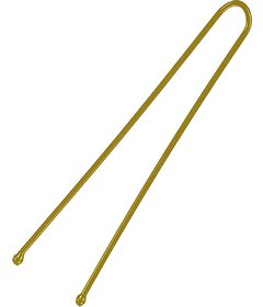 Sibel 25 buc. agrafe de păr plate 50mm, aurii