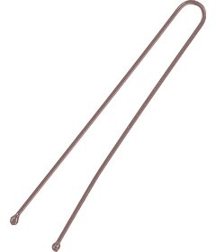 Sibel 25 buc. agrafe de păr plate 60mm, maro