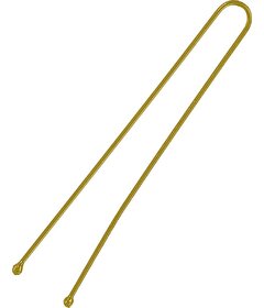 Sibel 25 buc. agrafe de păr drepte 60mm, aurii