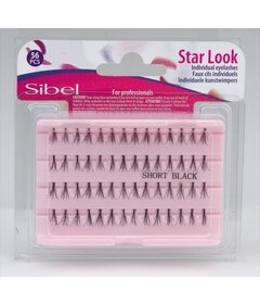 Sibel STAR LOOK 56ks jednotlivé mihalnice S 5mm
