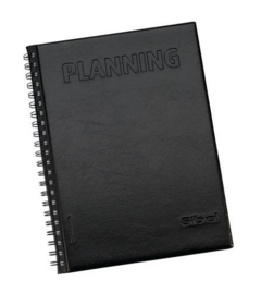 Sibel notes 4 coloane, negru