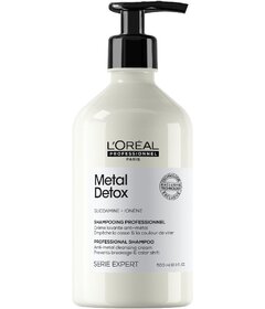 Șampon de curățare L'Oréal Professionnel Metal Detox pentru păr vopsit și deteriorat 500 ml