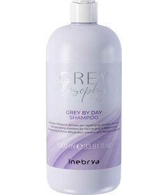 Inebrya Grey By Day șampon nuanțator pentru păr cărunt 1000ml