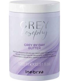 Inebrya Grey By Day Butter Mască tonifiantă pentru păr 1000ml