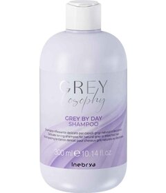 Inebrya Grey By Day șampon nuanțator pentru păr cărunt 300ml
