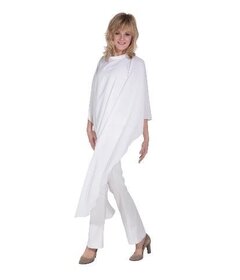 Sibel FLEXI 3 pelerină pentru șuvițe, albă